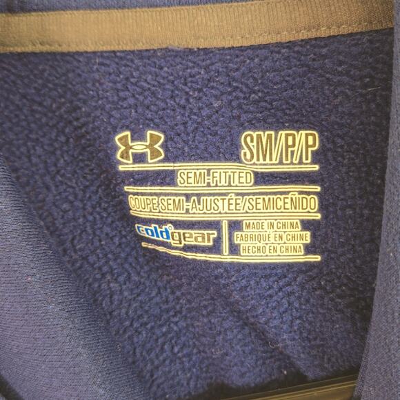 Under Armour Storm Coldgear Blue / Gray Hoodie Women's Size small - Picture 2 of 4